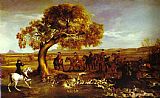 The Grosvenor Hunt by George Stubbs
